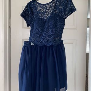 Navy Blue Dress